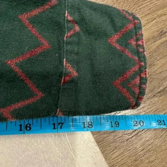 Host Pick❤️[XL]Vintage  Windriver Button Up Christmas Print Men LS Flannel Shirt - Picture 6 of 8